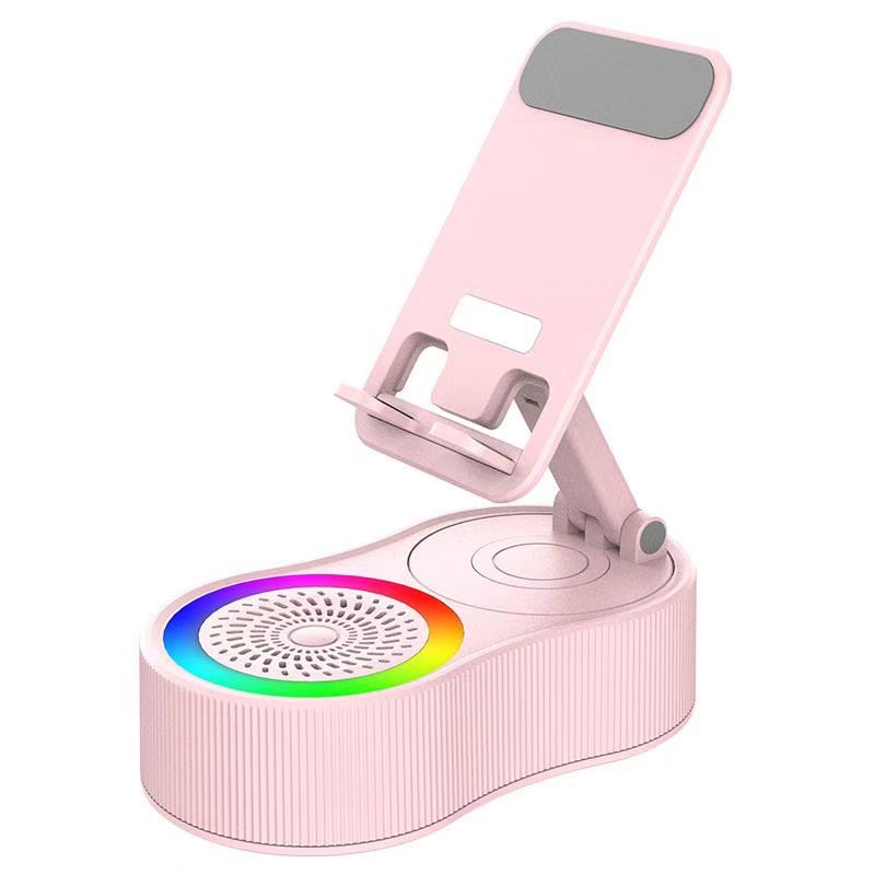 Rotating Bluetooth Speaker with Phone Holder