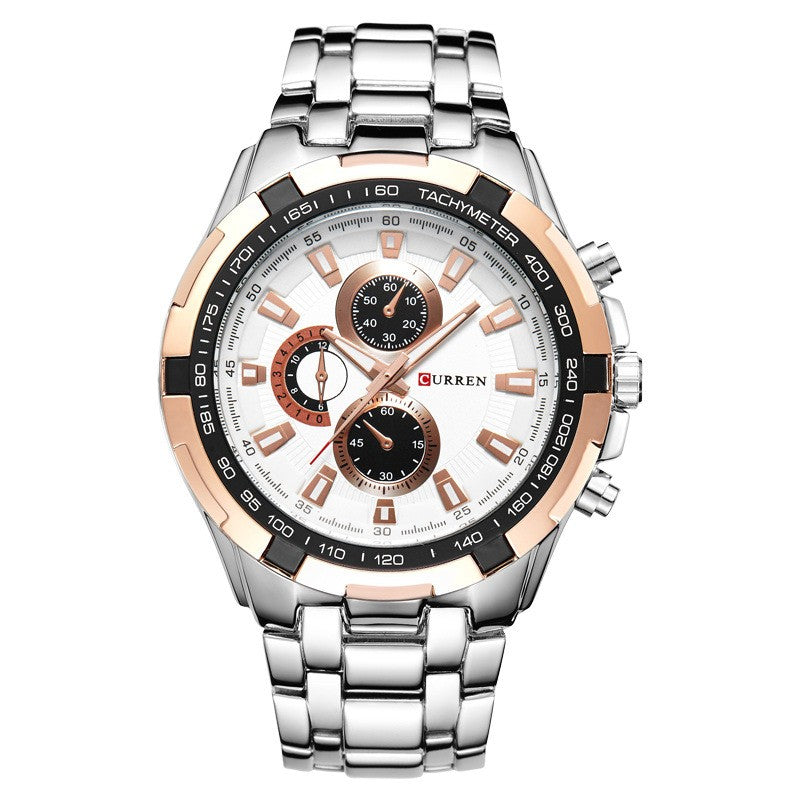 Veyron Elite Stainless Steel Men’s Watch