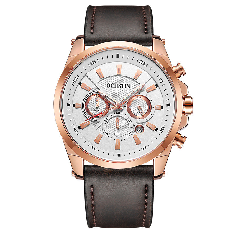 Atlas Executive Leather Men’s Watch