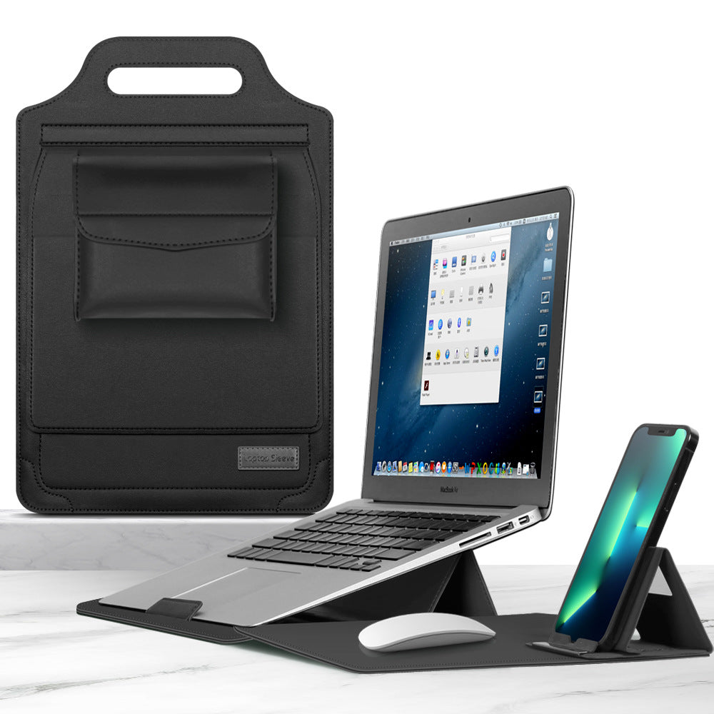 Leather Laptop Sleeve Desk Mat