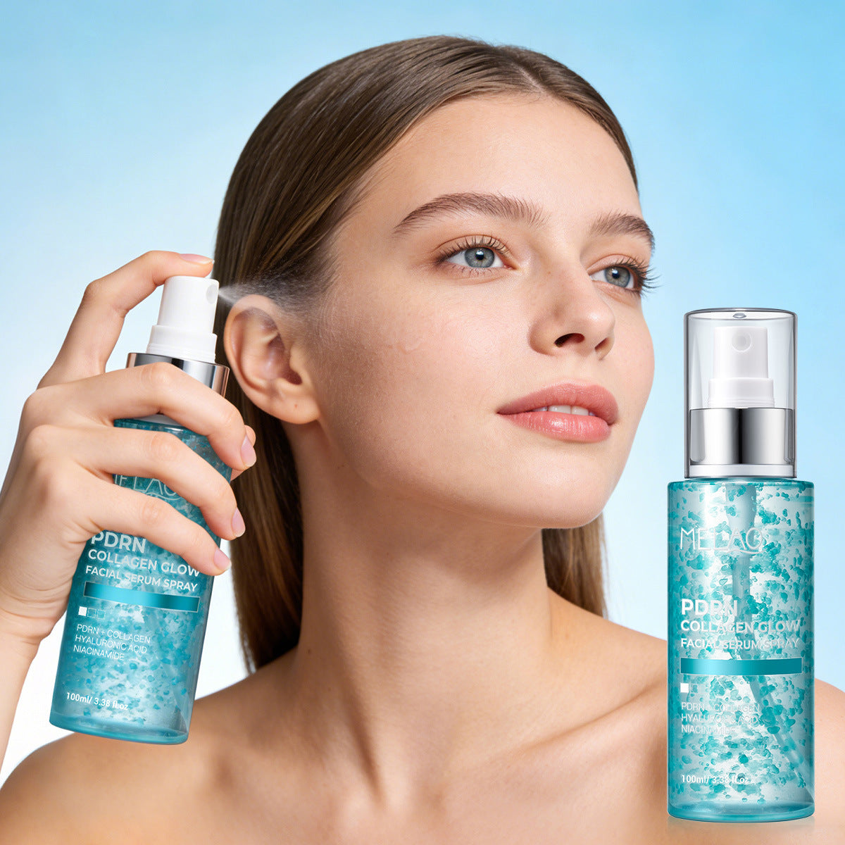PDRN Collagen Glow Facial Serum Spray