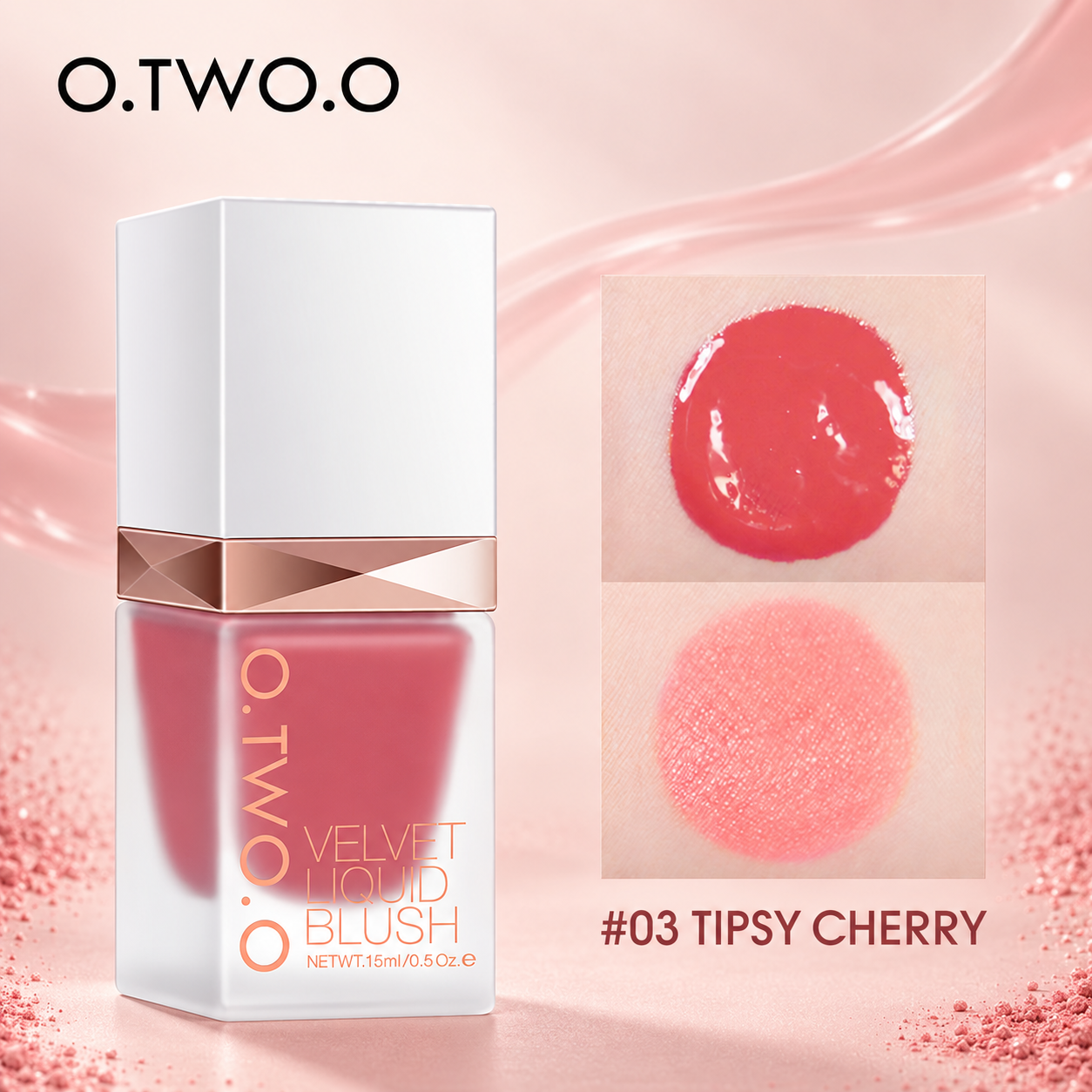 VelvetFlush Silky Liquid Blush