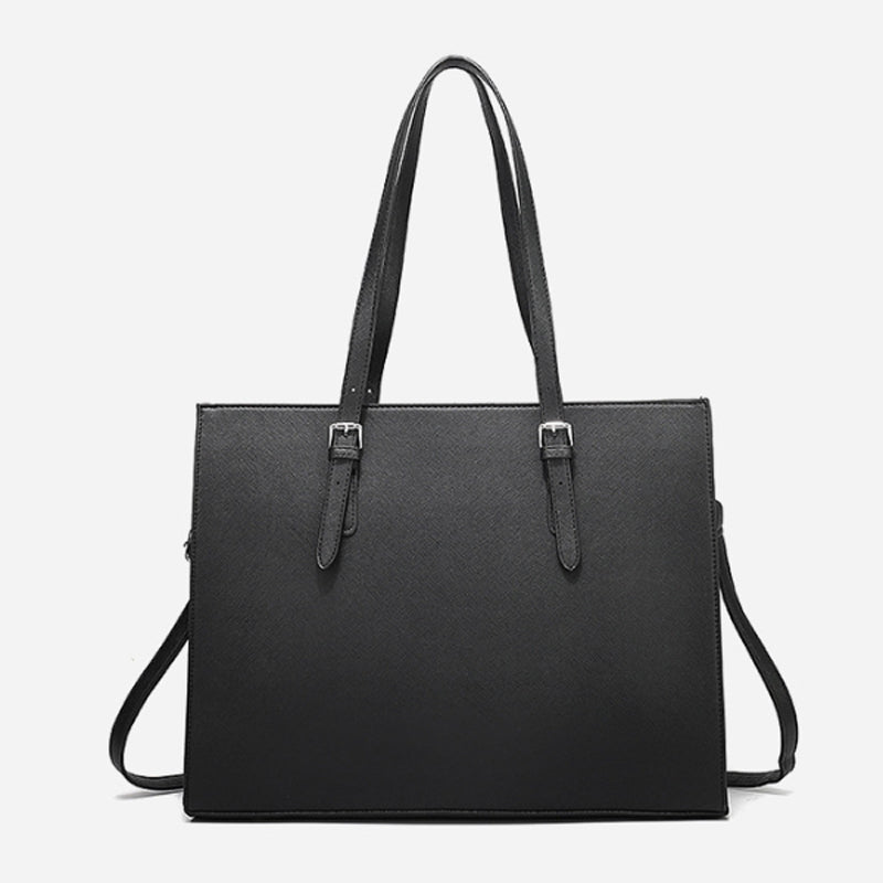 European Style PU Leather Business Laptop Tote Bag
