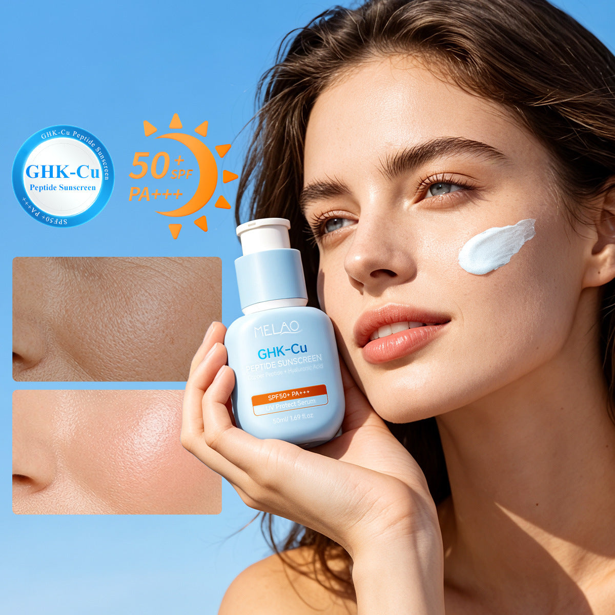 Copper Peptide Hydrating Face Sunscreen