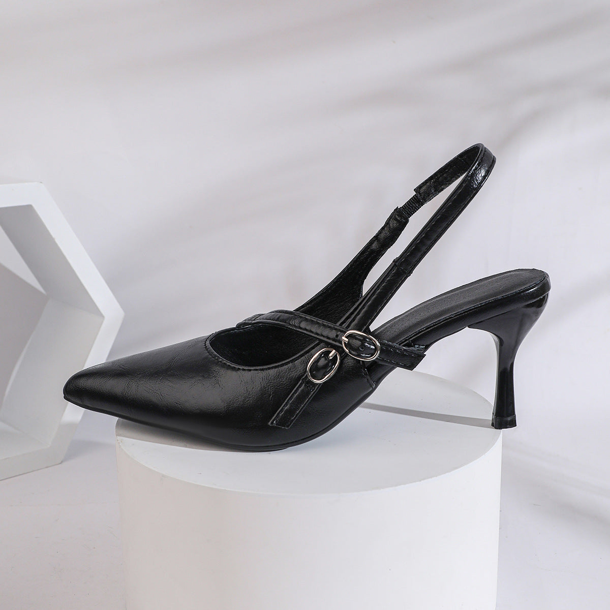 Pointed Slingback Stiletto Heels