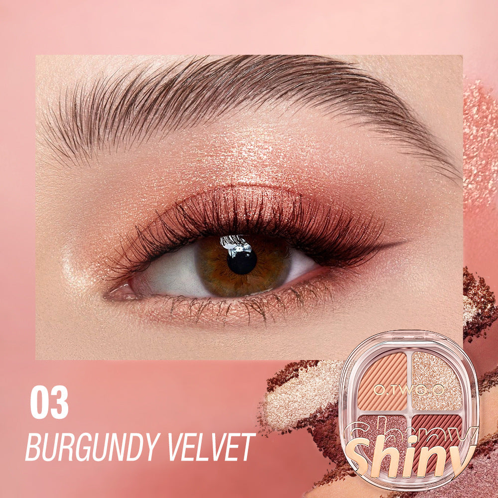 Velvet Gleam Four-Shade Eyeshadow Palette