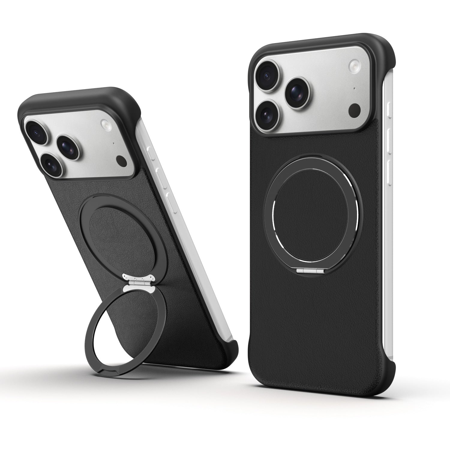 Syndee Leather Ring iPhone Case