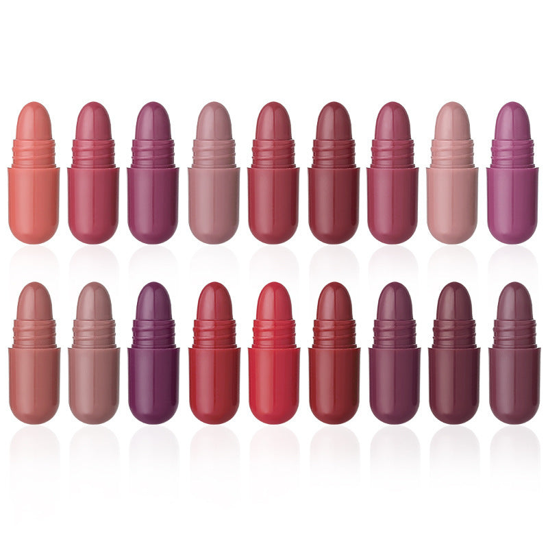 18-Color Mini Capsule Lipstick Set