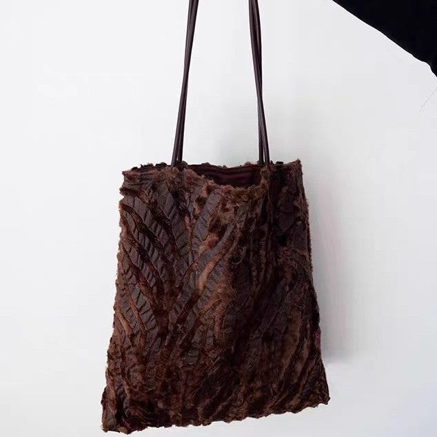 Fur Print Women’s Shoulder Bag