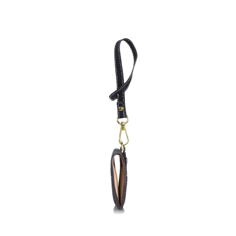 Premium Pebble Grain Eyewear Case Keychain