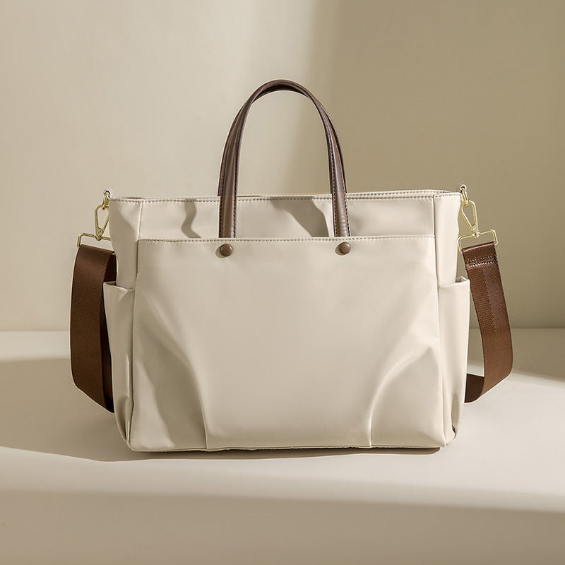 Oxford Cloth Women's Shoulder Tote