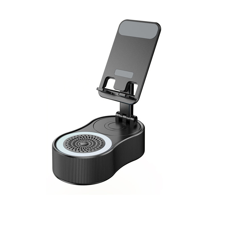 Rotating Bluetooth Speaker with Phone Holder