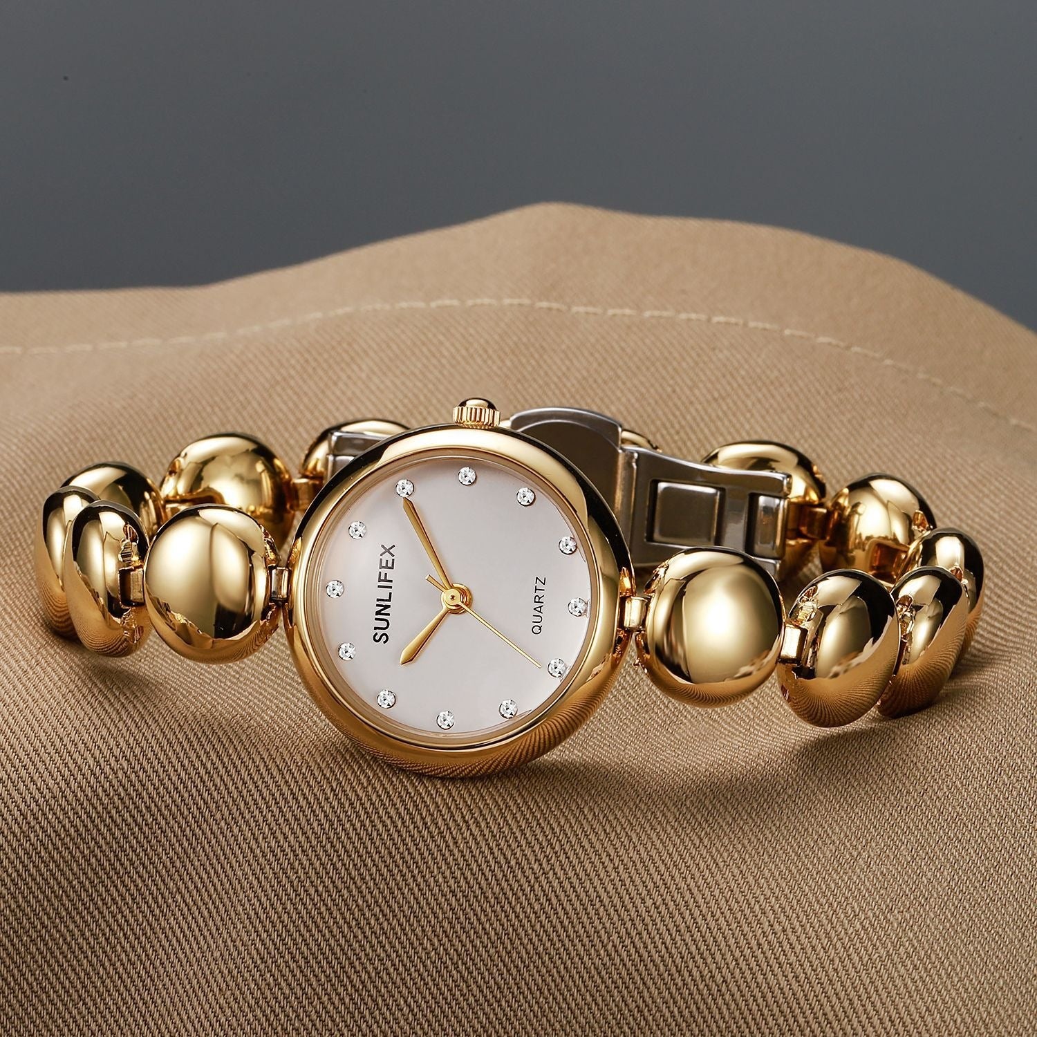 Golden Bean Bracelet Women’s Watch