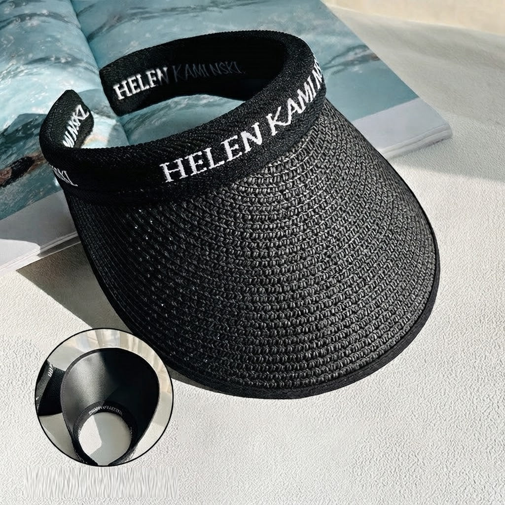 Solara Woven Open-Visor Sun Hat