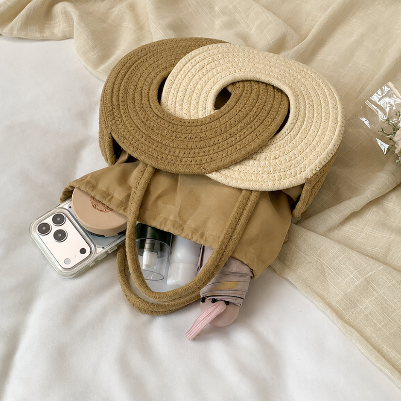 Spiral Weave Summer Handbag