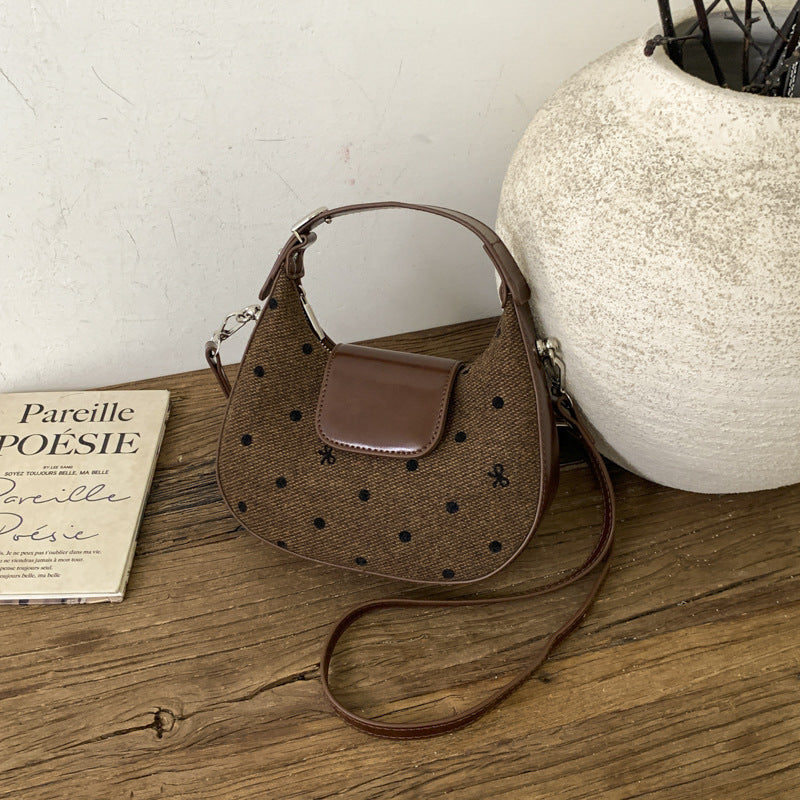 Polka Bow Women’s Shoulder Bag