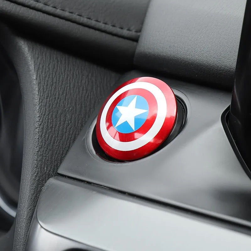 Captain America Start Button Cover