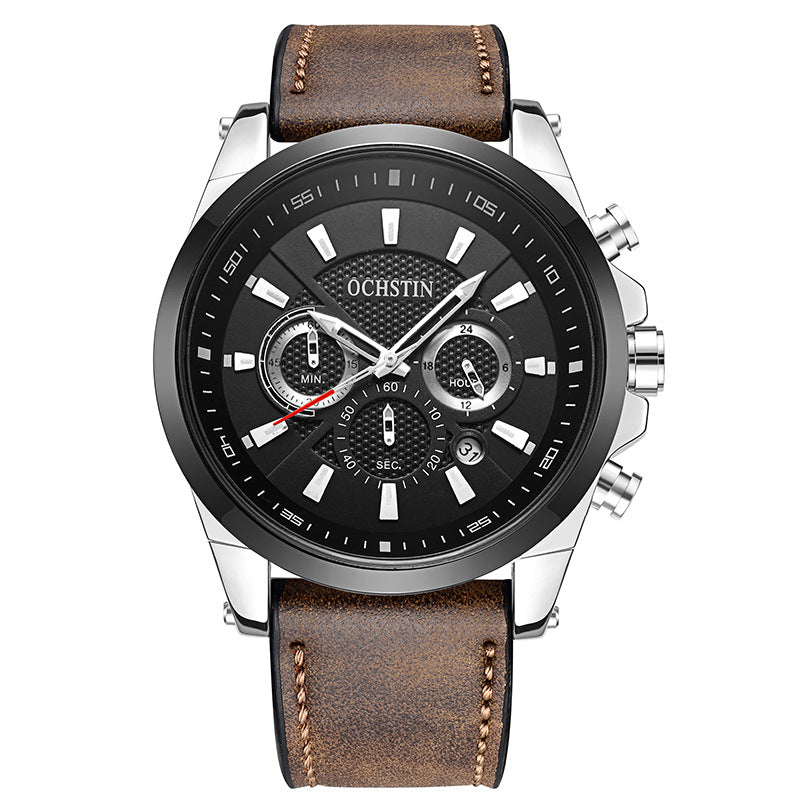 Atlas Executive Leather Men’s Watch
