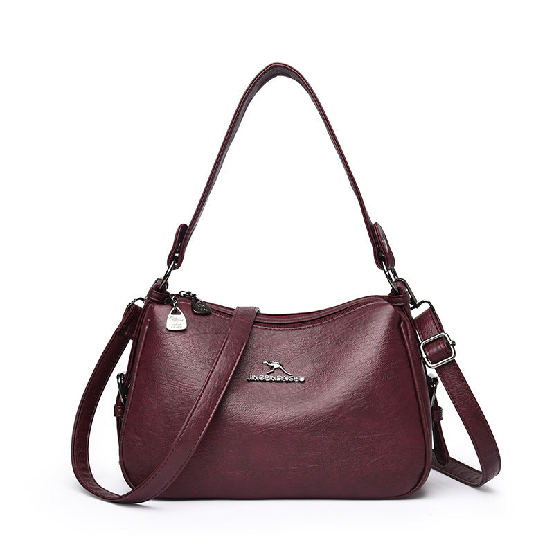 Lustrous Dual Strap Urban Shoulder Bag