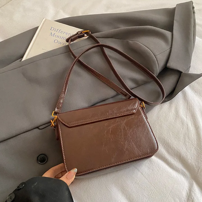 Retro Luxe Women’s Square Shoulder Bag