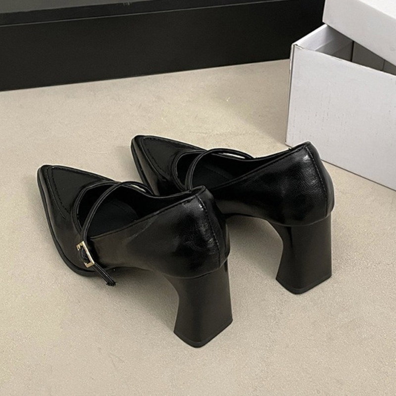 Celeste Avenue Sculpted Strap Heels