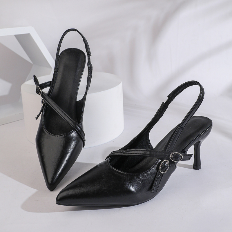 Pointed Slingback Stiletto Heels