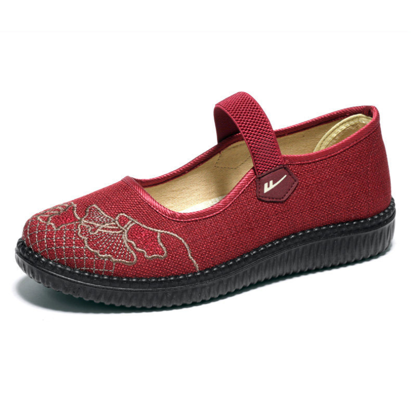 Meilin Embroidered Floral Pumps