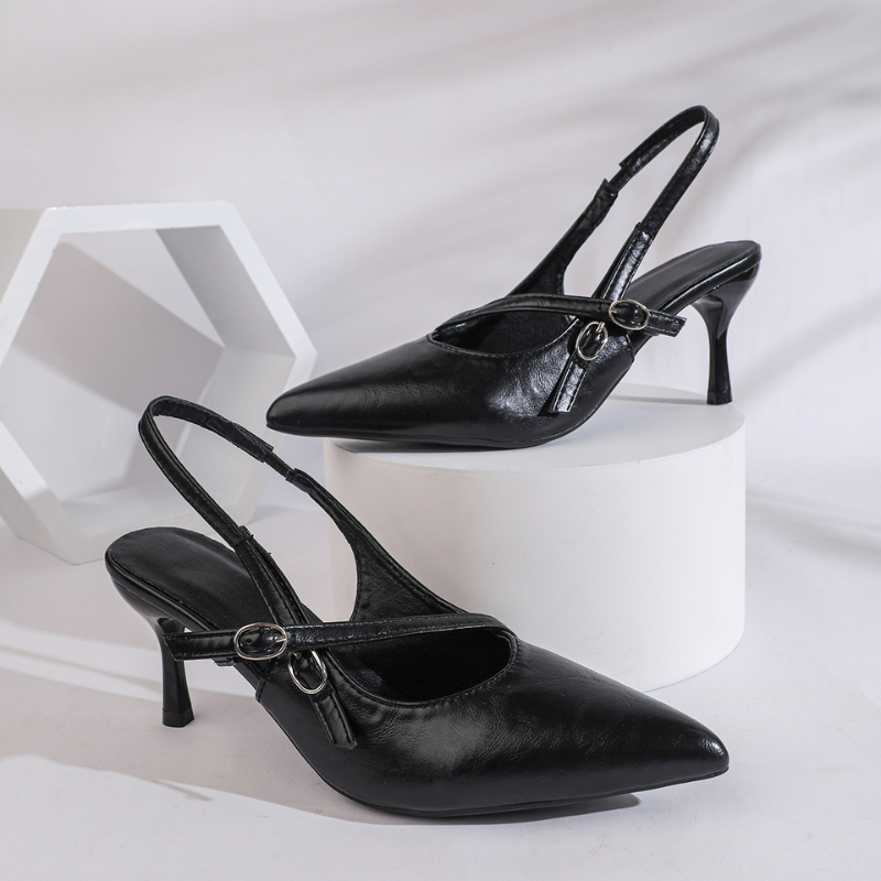 Pointed Slingback Stiletto Heels