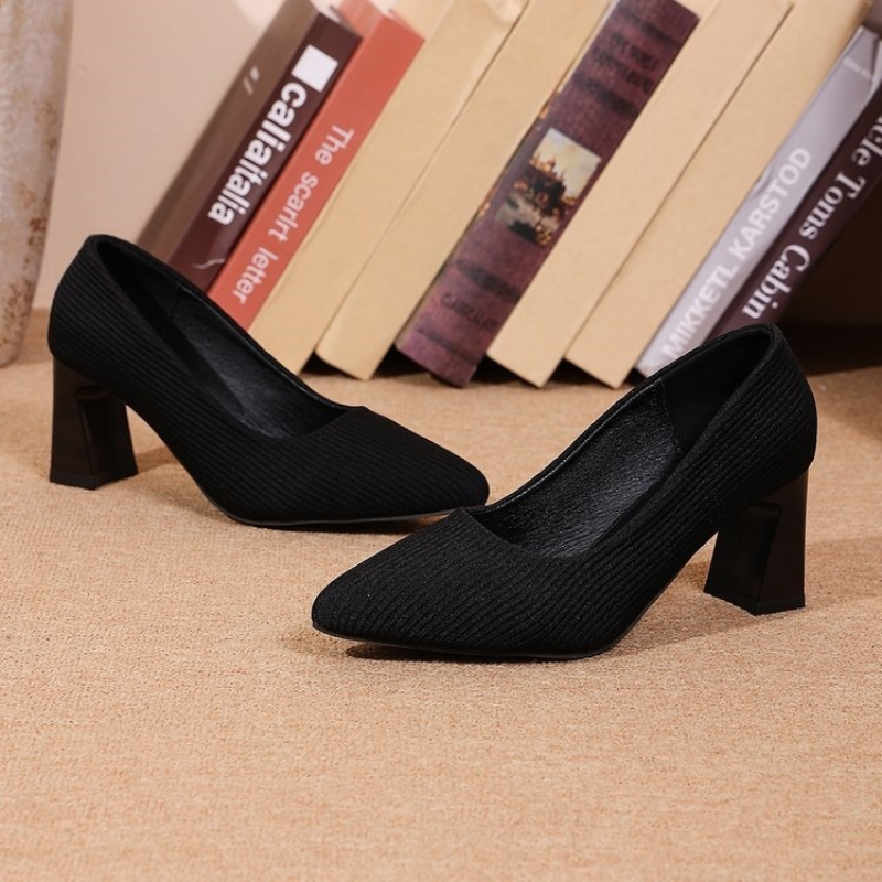 Pointed Mary Jane Heels
