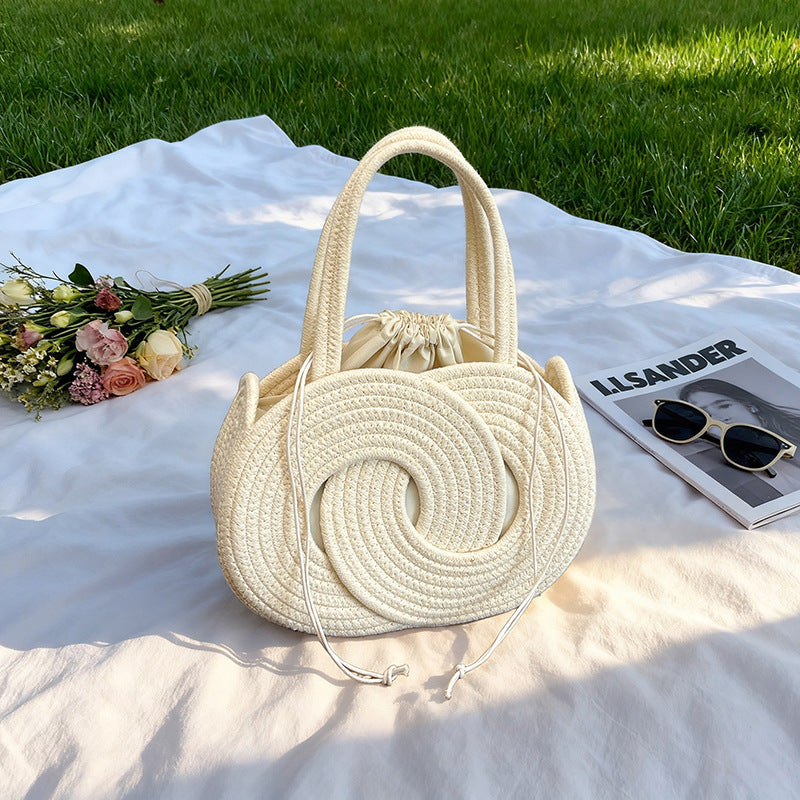 Spiral Weave Summer Handbag