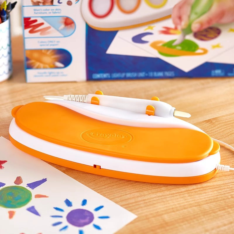 Rainbow Glow Interactive LED Drawing Board for Kids