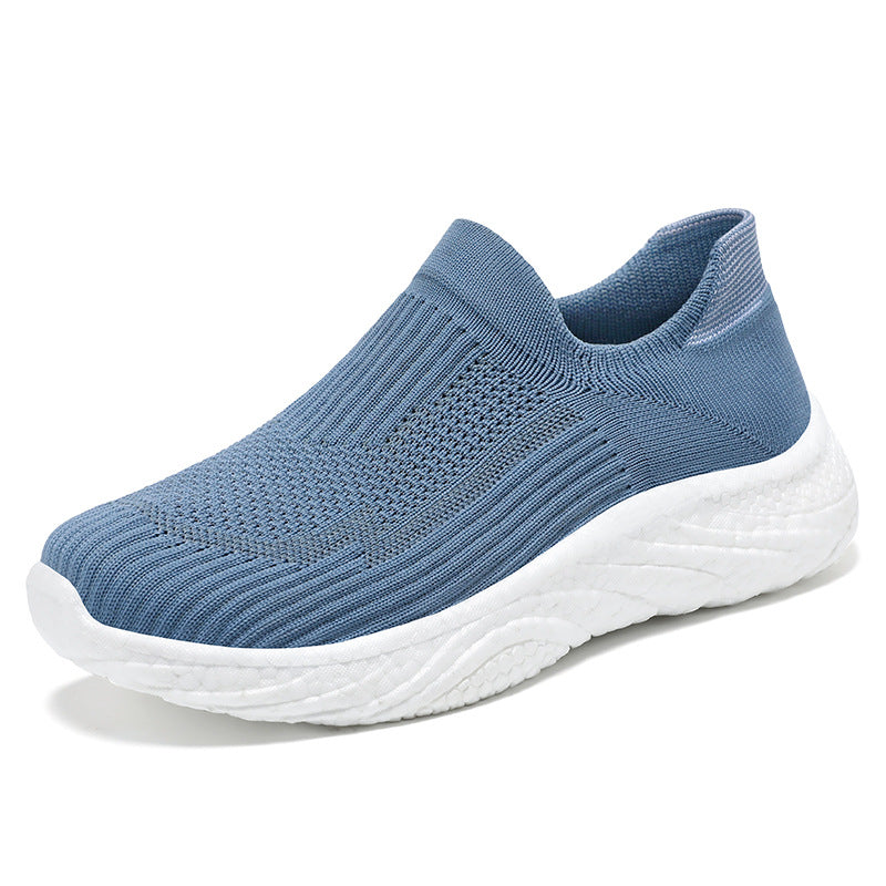 Men's Lightweight Elastic Knit Walking Casual Shoes