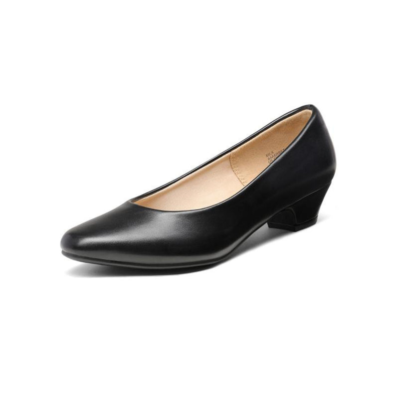 Elegant Square Toe Low Heel Pumps
