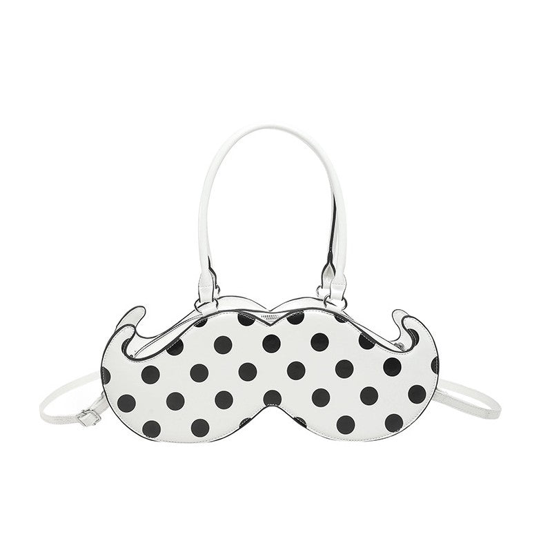 Polka Dot Statement Shoulder Bag