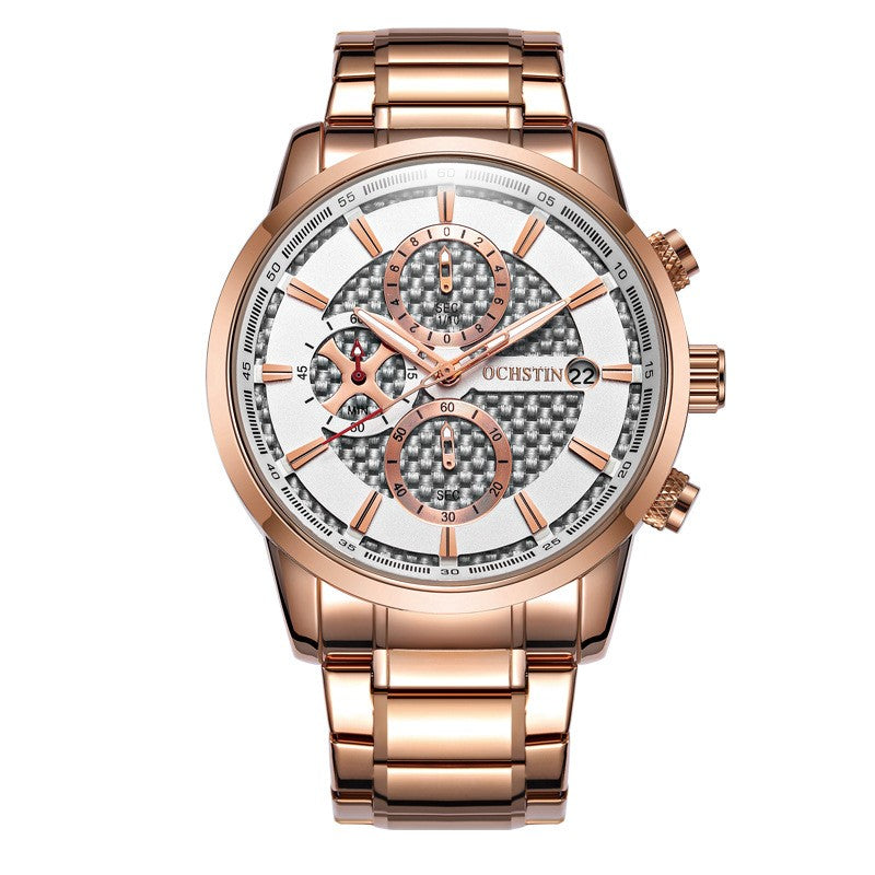 Imperial Crest Stainless Steel Men’s Watch