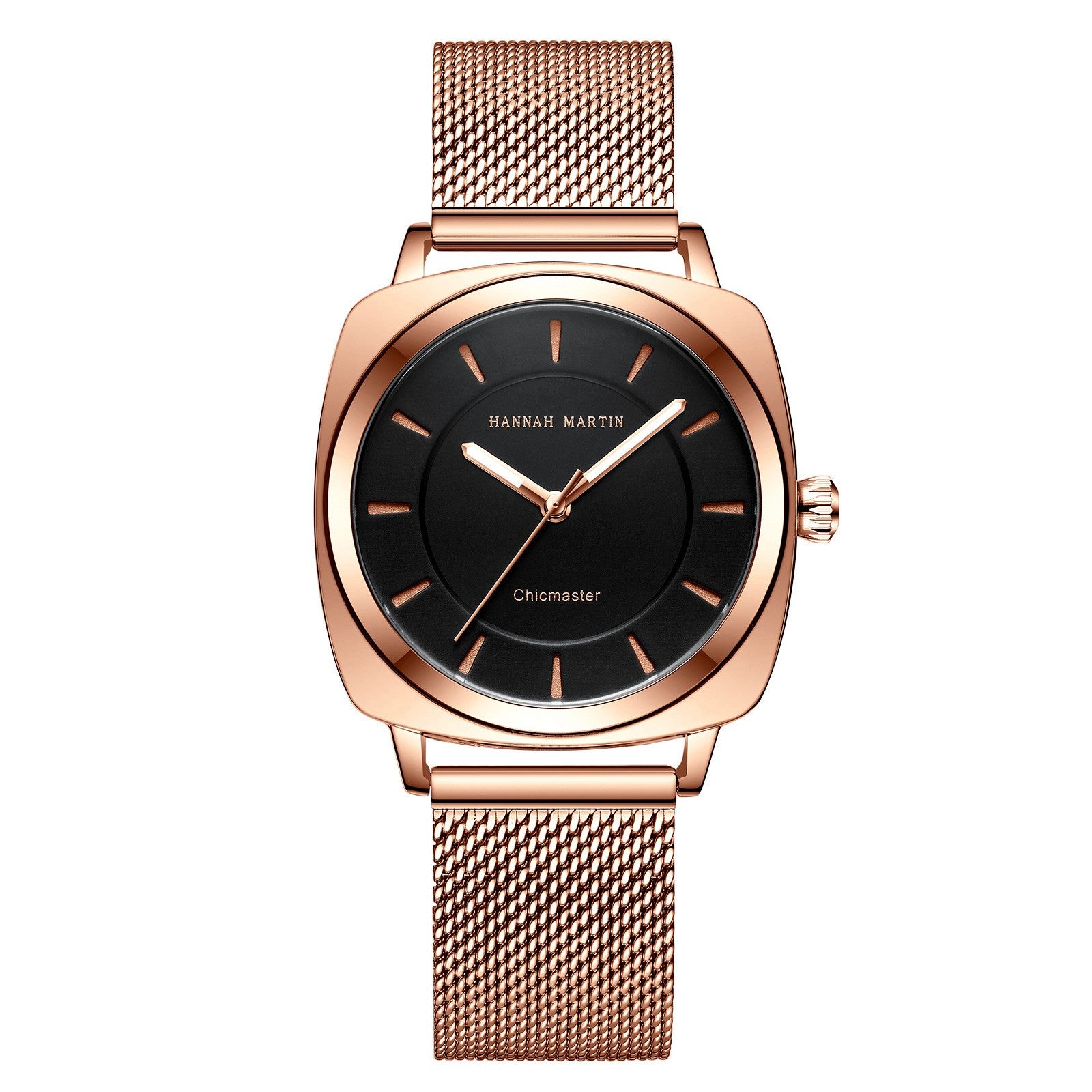 Rose Mesh Minimal Watch
