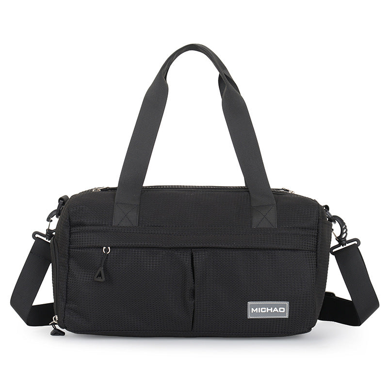 Summer New Small Nylon Women's Gym Duffle with Shoe Compartment