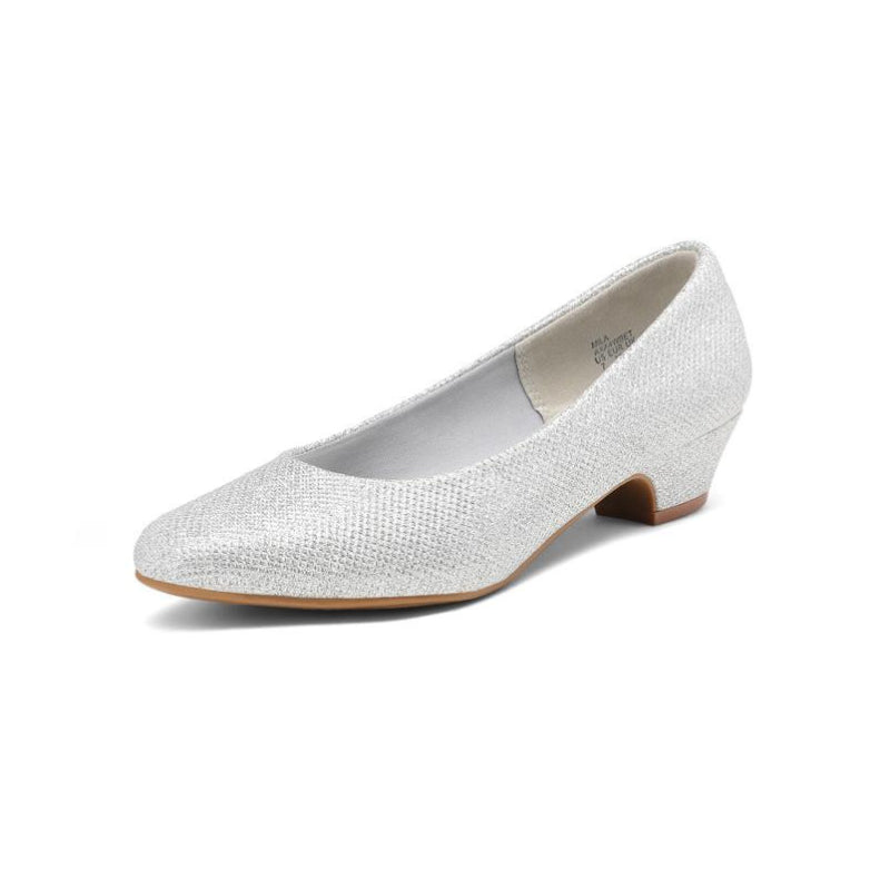 Elegant Square Toe Low Heel Pumps