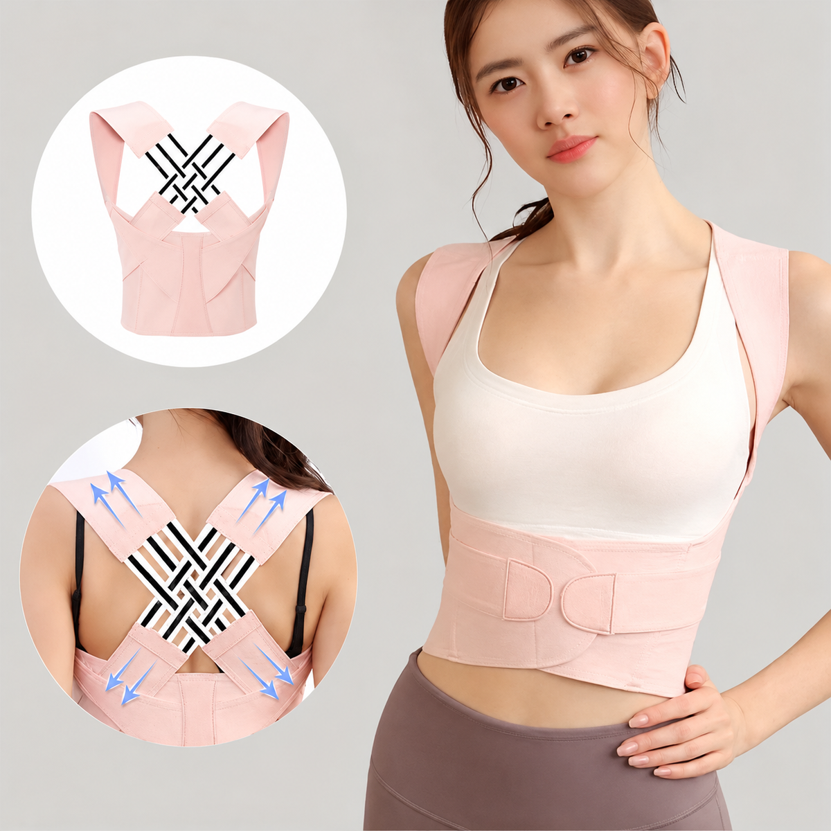 Align Pro Breathable Posture Brace Belt
