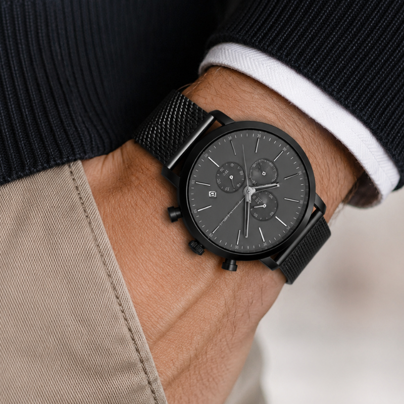 Noiris Calendar Mesh Watch