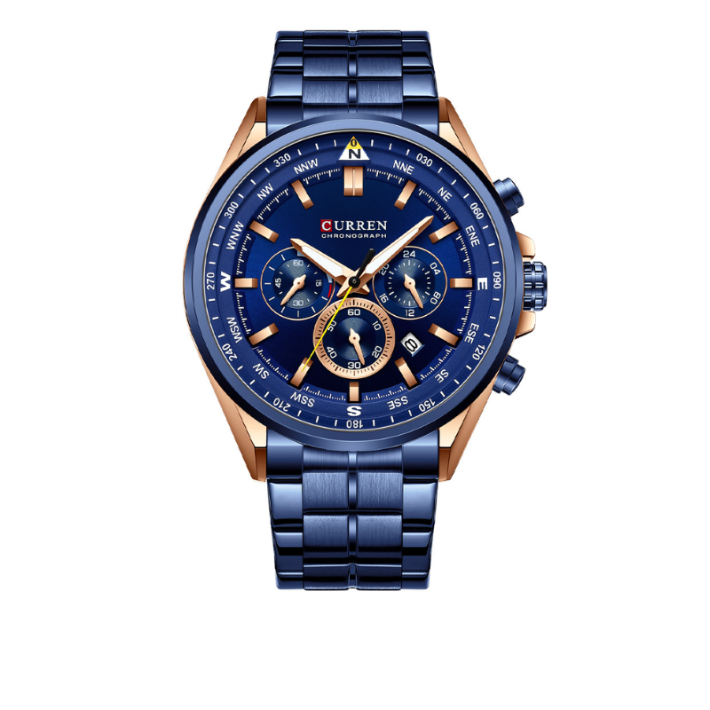 Orion Prestige Calendar Stainless Steel Men’s Watch