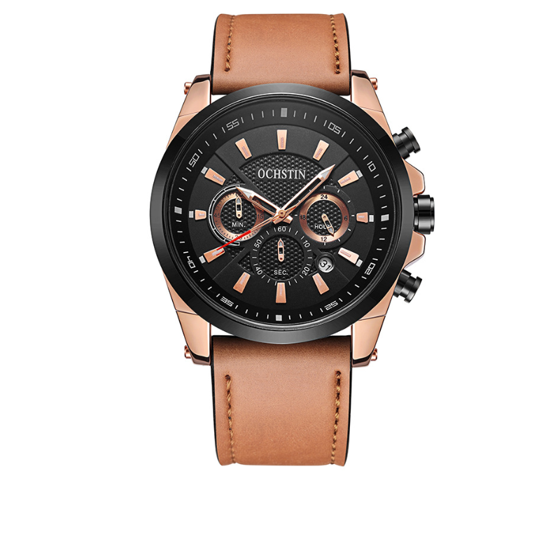 Atlas Executive Leather Men’s Watch