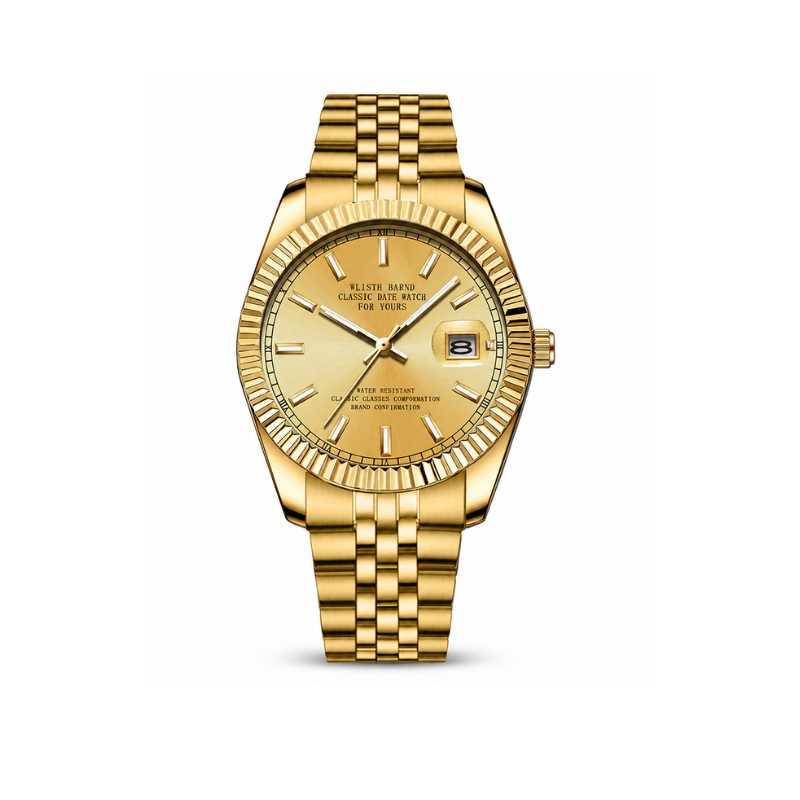 Gold Date Classic Watch