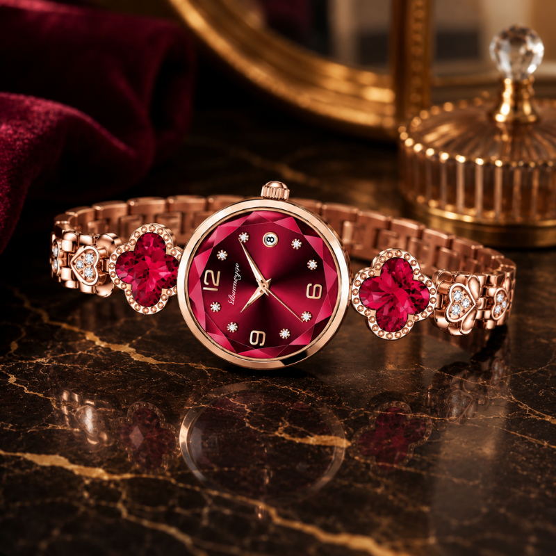 Clover Luminous Bracelet Watch