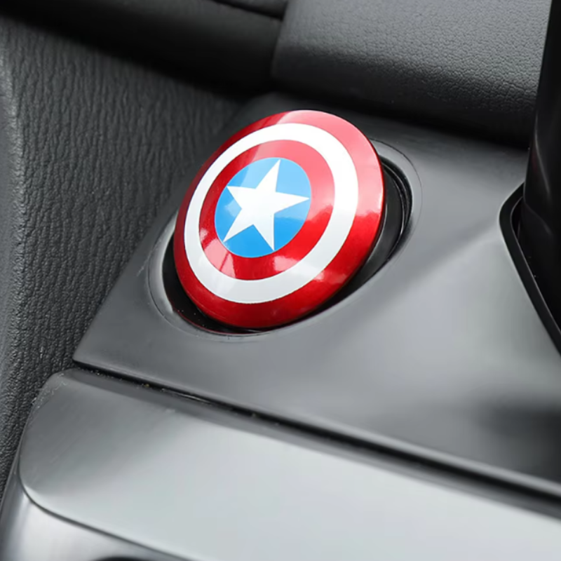 Captain America Start Button Cover