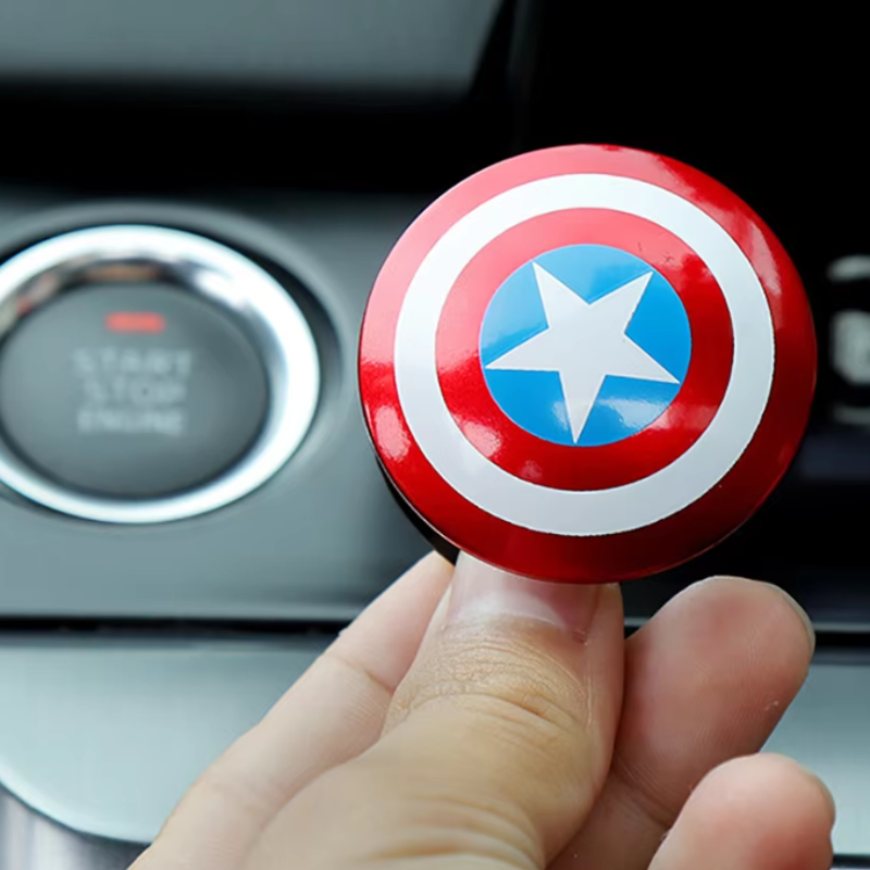Captain America Start Button Cover