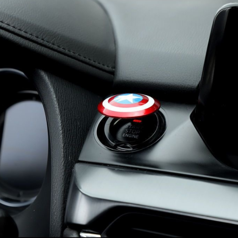 Captain America Start Button Cover