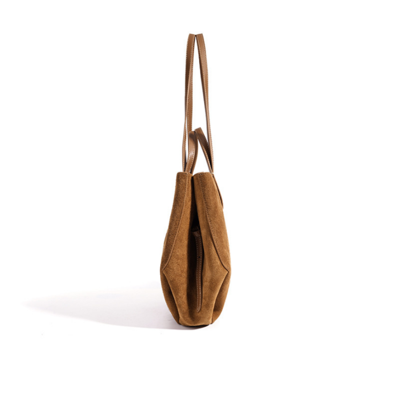 Frosted Suede French Handbag