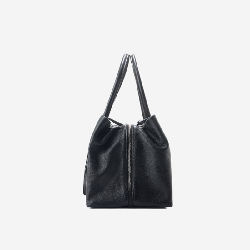 Premium Cowhide Leather Tote Bag