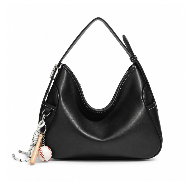 Minimal Curve Hobo Handbag